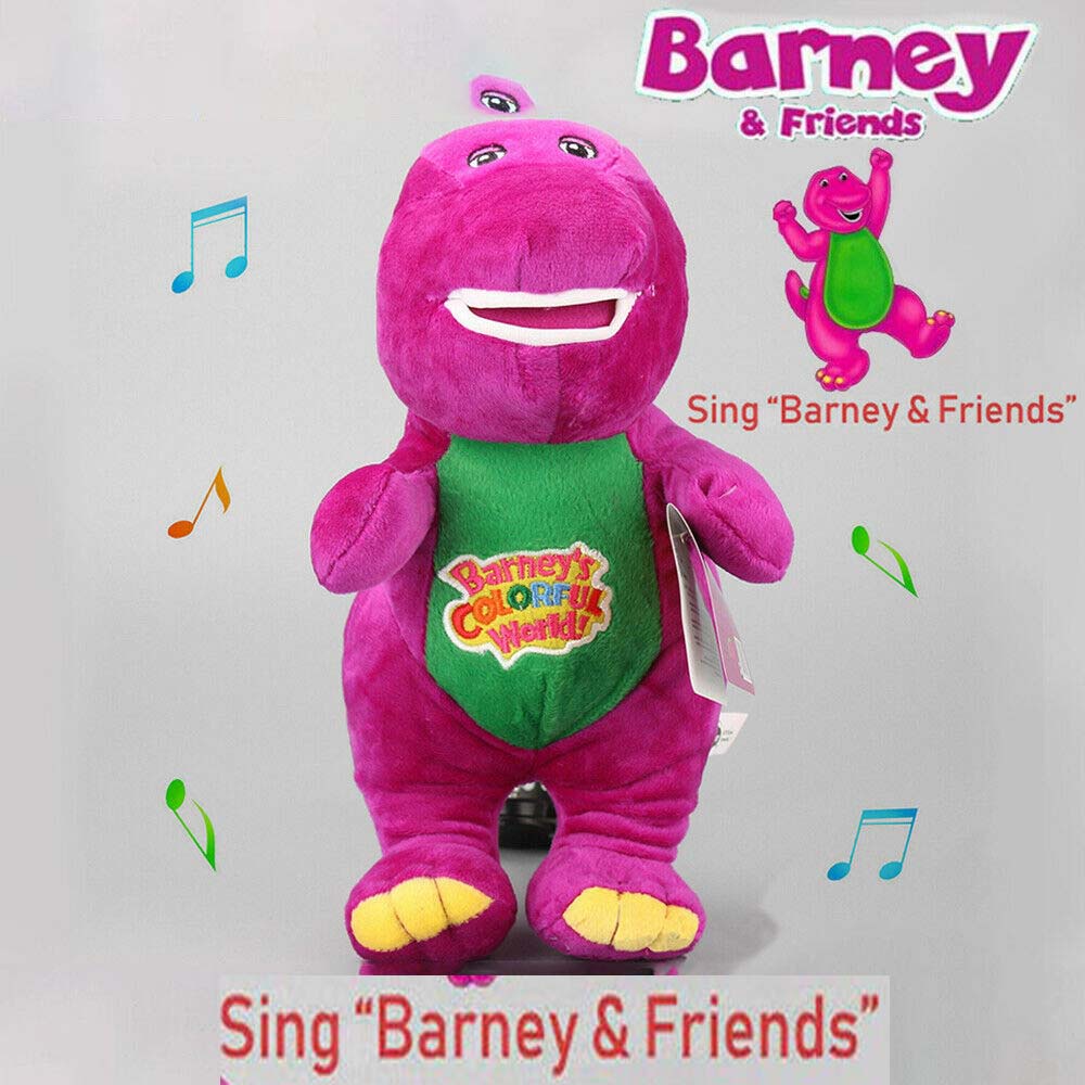 Barney The Dinosaur Sing I LOVE YOU Song Purple Plush Soft Toy Doll 12''  GIFTS 