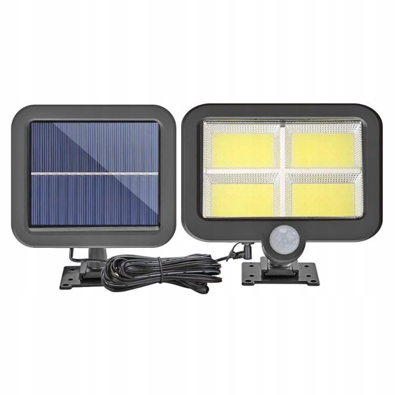 Halogen Solarny Led 20W Z Czujnikiem Ruchu I Zmier Shopee Polska