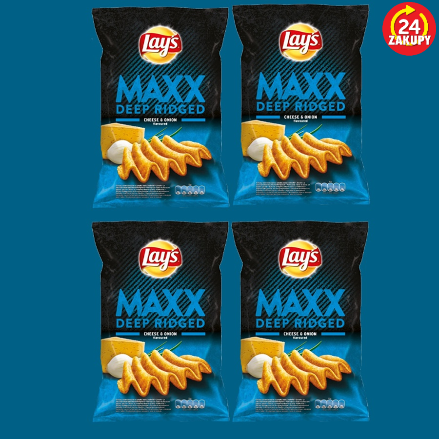 CHIPSY LAYS MAXX ZIELONA CEBULKA 4x130g Shopee Polska