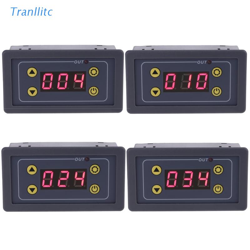 Tranllitc 524VDC 110V220VAC LED Display Digital Time Delay Relay