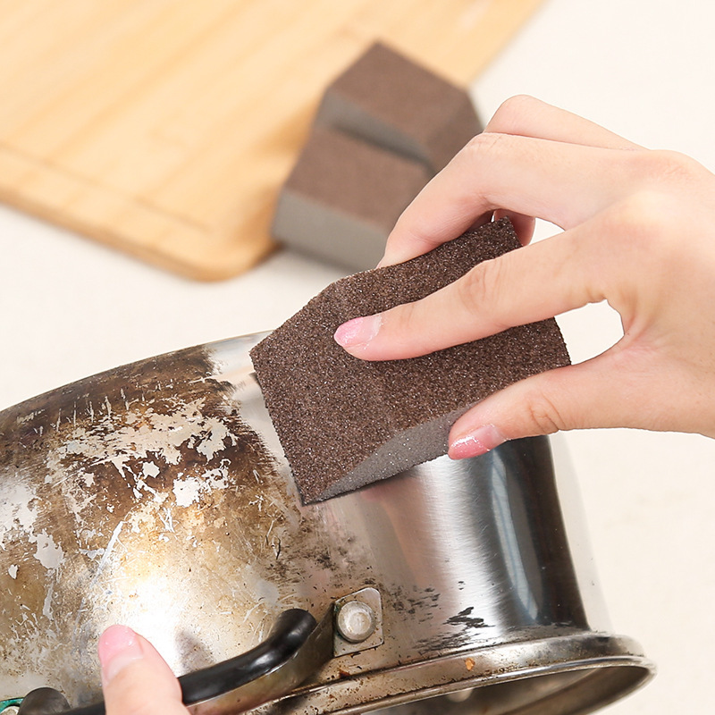 Magic Sponge Carborundum Kitchen Eraser for Pan Pot Dish Household Clean A