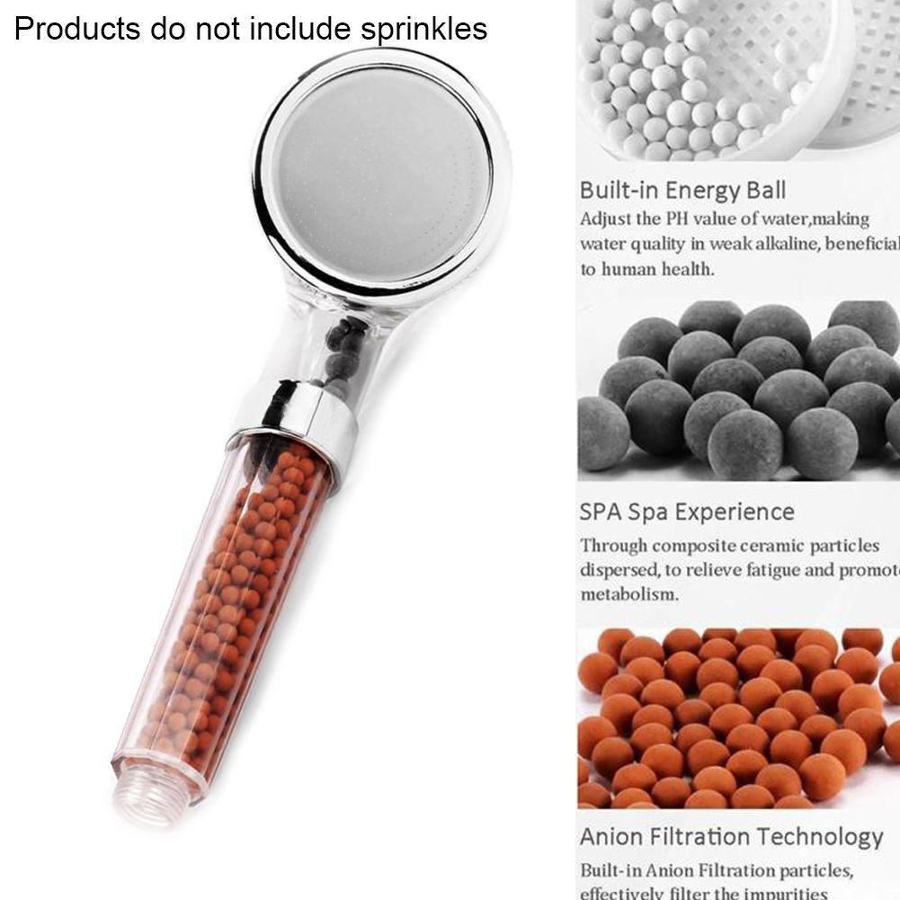 3 BAGS Negative Ions Bathroom Handheld Water Saving Head Pressure
