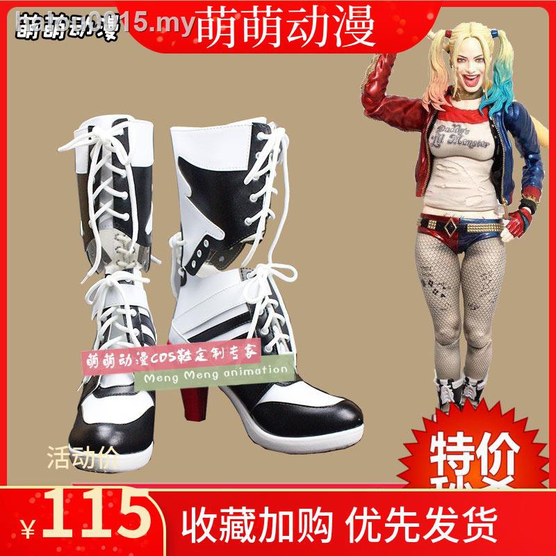 Samobójstwo Squad Harley Quinn Cos Shoes Cosplay Niestandardowe F8034