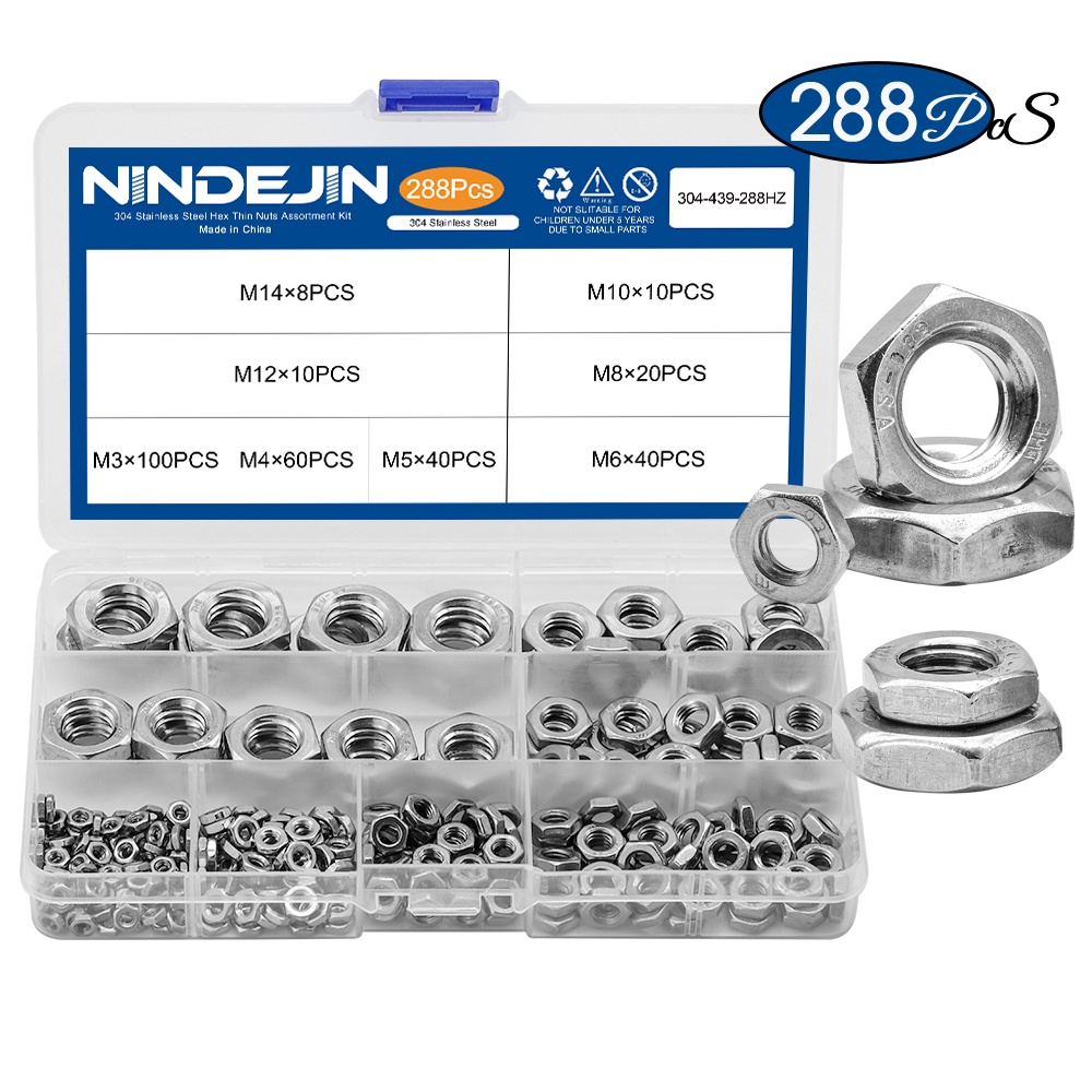 Stainless NUTS M2 M2.5 M3 M4 M5 M6 M8 M10 M12 STAINLESS STEEL Excellent Quality 
