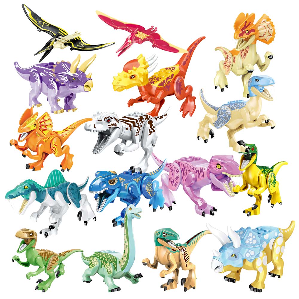 Jurassic Dinosaur Building Blocks Pterosaur Tyrannosaurus Rex