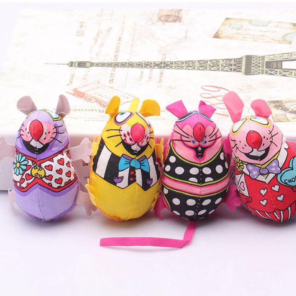 Cat Kitten Chew Toys Canvas Mouse Mice Catmint Catnip Stuffed Toy Random 