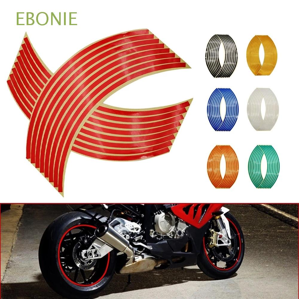 Multi-Color Auto Car Motorcycle Wheel Stickers Reflective Rim Stripe Tape Decal 