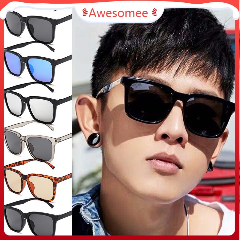 Spek Mata Viral Shades Okulary Przeciwsłoneczne Moda Męska Okulary Przeciwsłoneczne UV400 Koreańskie Okulary Cermin Mata Kolor