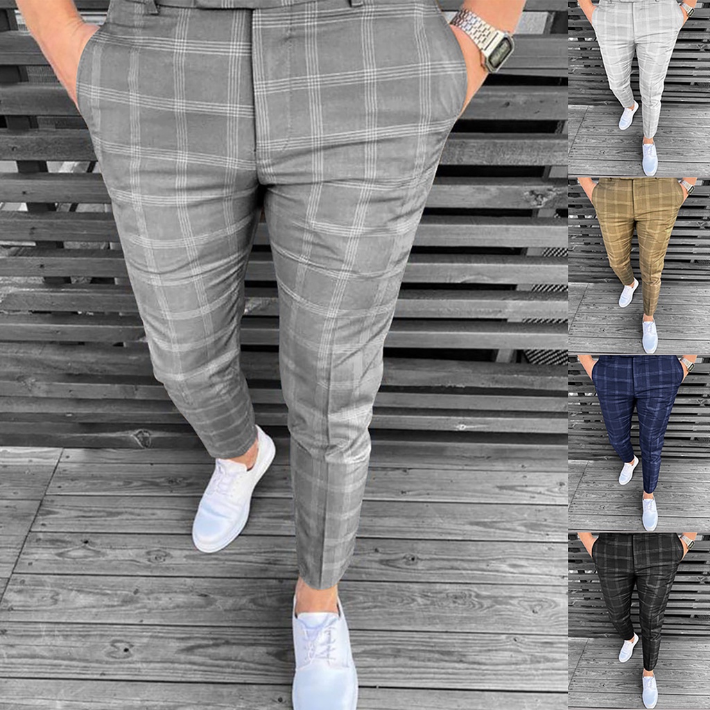 Cinque Spodnie garniturowe jasnoszary Melan\u017cowy Elegancki Moda Garnitury Spodnie garniturowe 