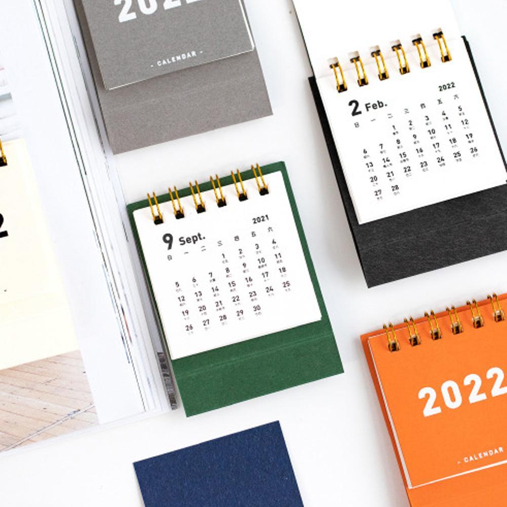 Desktop Calendar 2022 Kraft Paper Daily Scheduler Mini L3T0 Agenda ...