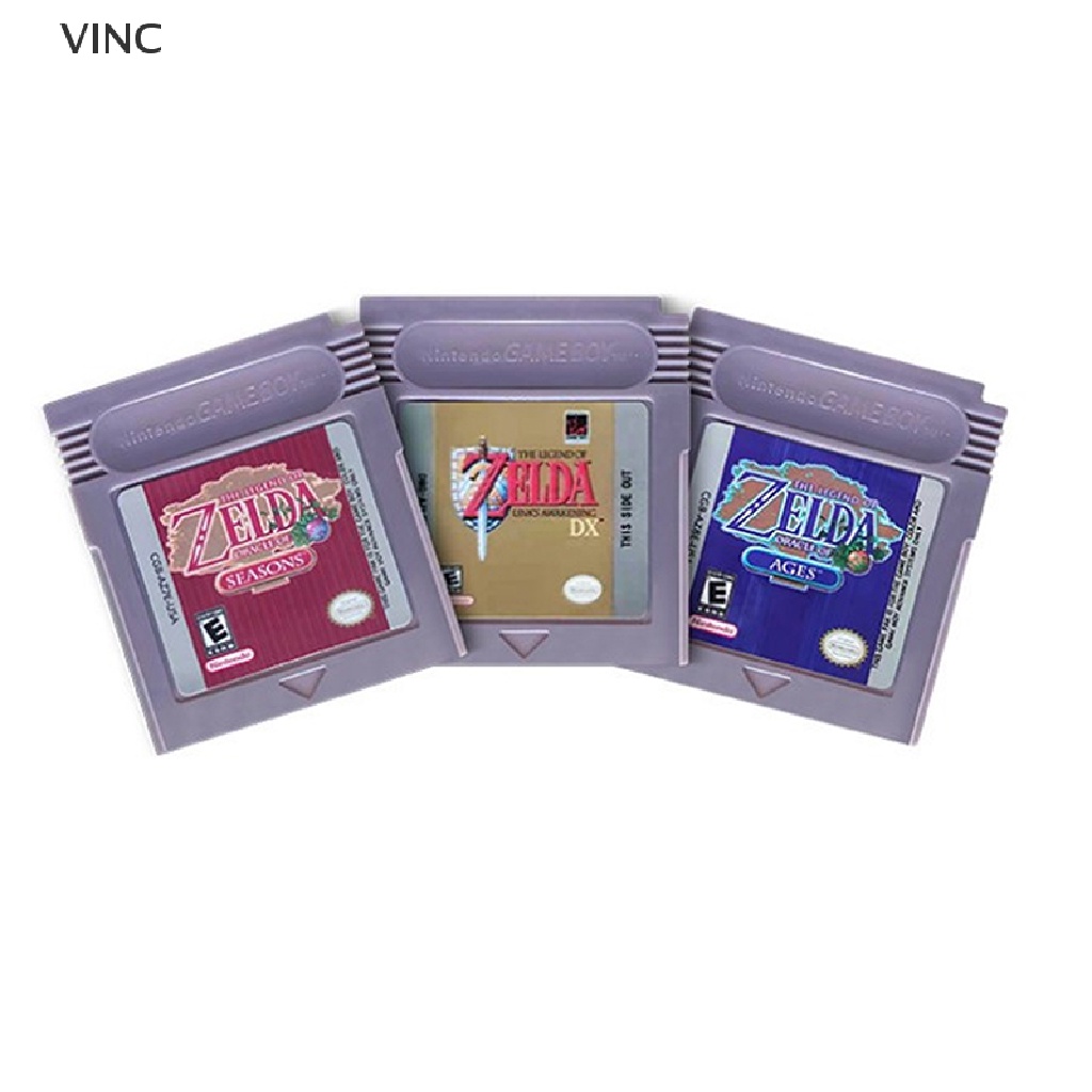 vi Nintendo GBC video game cassette console The Legend of Caselda