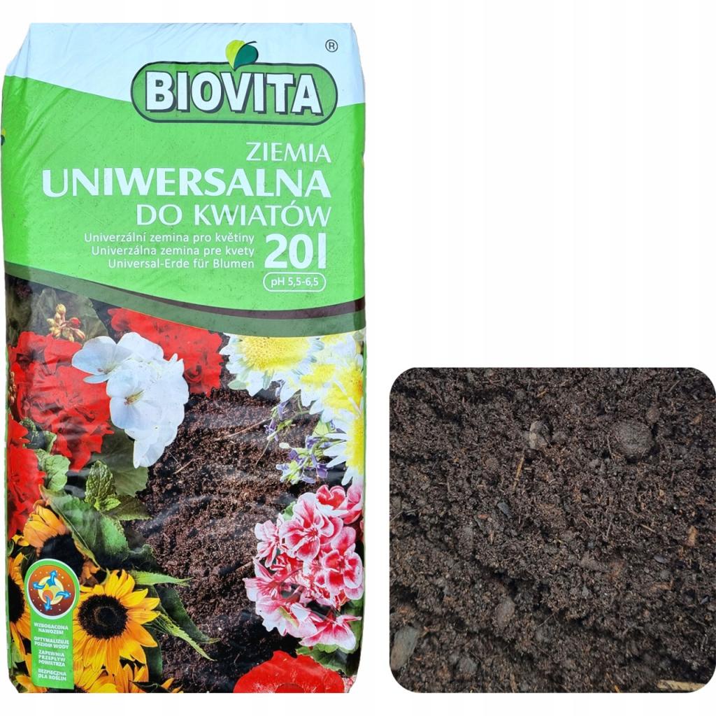 Ziemia Uniwersalna Do KwiatÓw Podłoże Biovita 20l Shopee Polska 6221