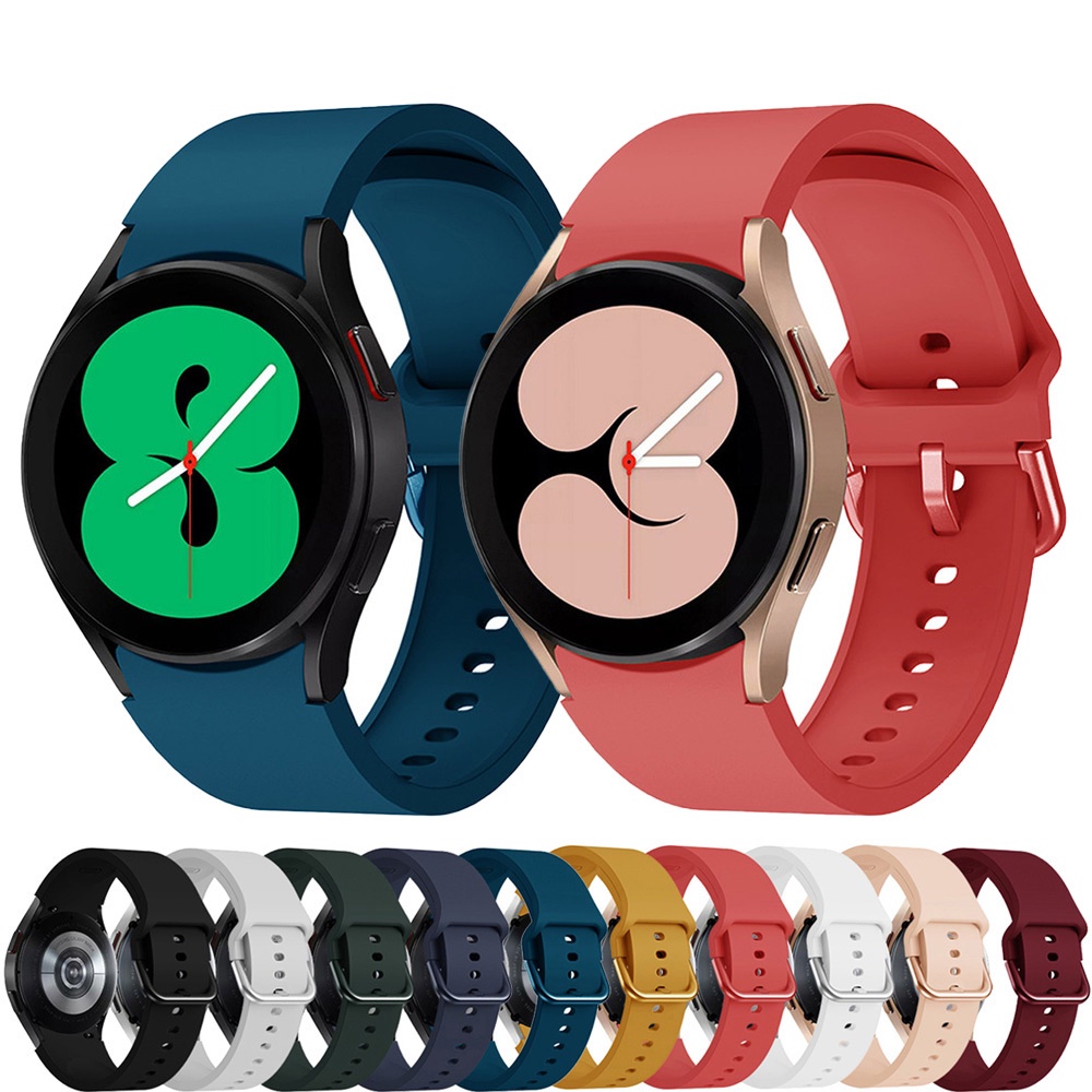 Pasek silikonowy do zegarka Samsung Galaxy Watch 4 klasyczny 46mm 42mm smartwatch Ridge
