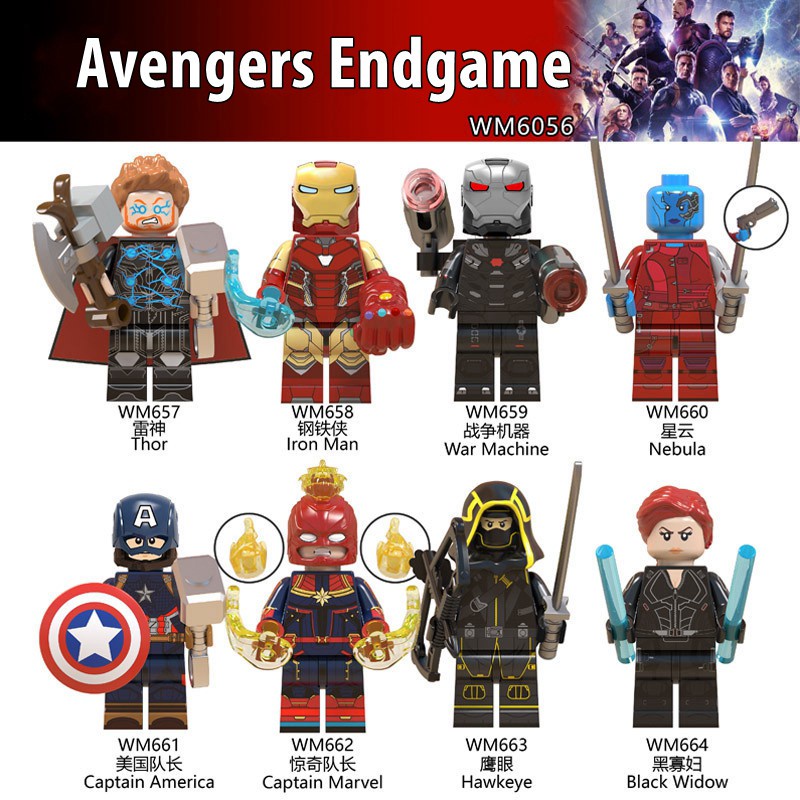 Avengers Iron Man Mini Figure Valise New Tech Armour fin jeu MARVEL Vendeur Britannique 
