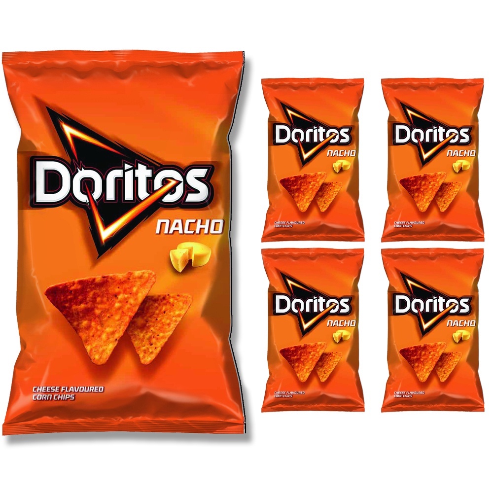 5 SZT X CHIPSY NACHOS DORITOS NACHO 100g | Shopee Polska