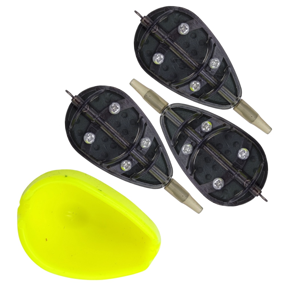 Lot De 10 Plombs De Pêche En Forme De Poire – 20 G Chacun – Avec émerillons Intégrés – Pour Mer, Lac, Rivière