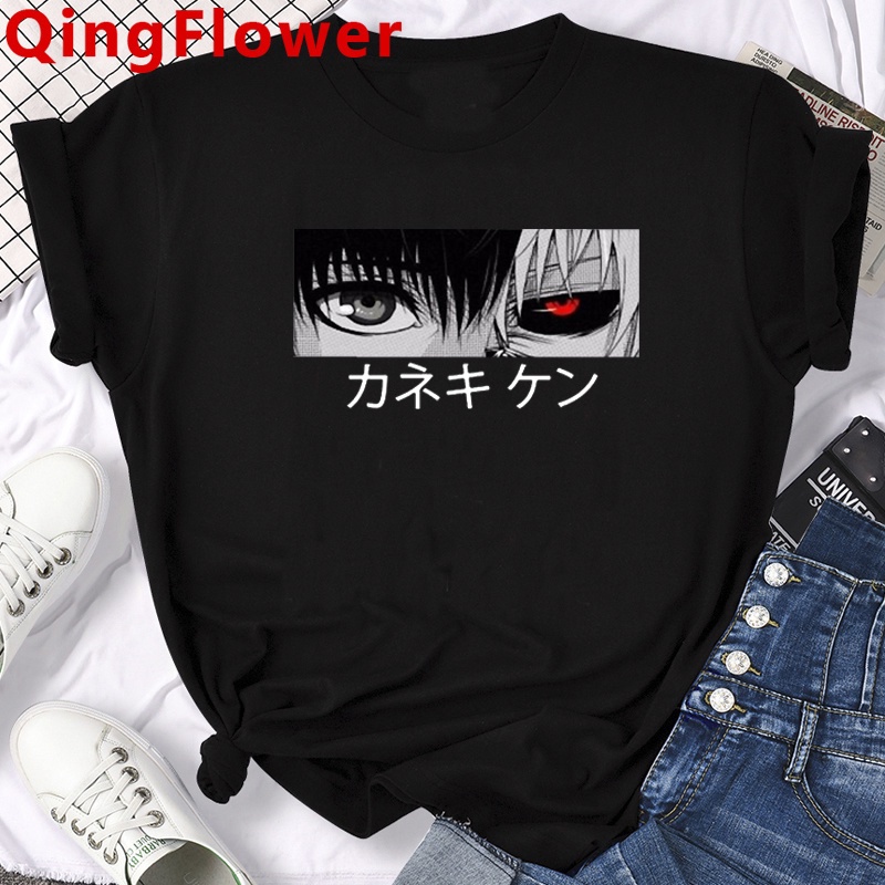 Tokyo Ghoul T-Shirt Kaneki Ken T-Shirts Anime Manches Courtes