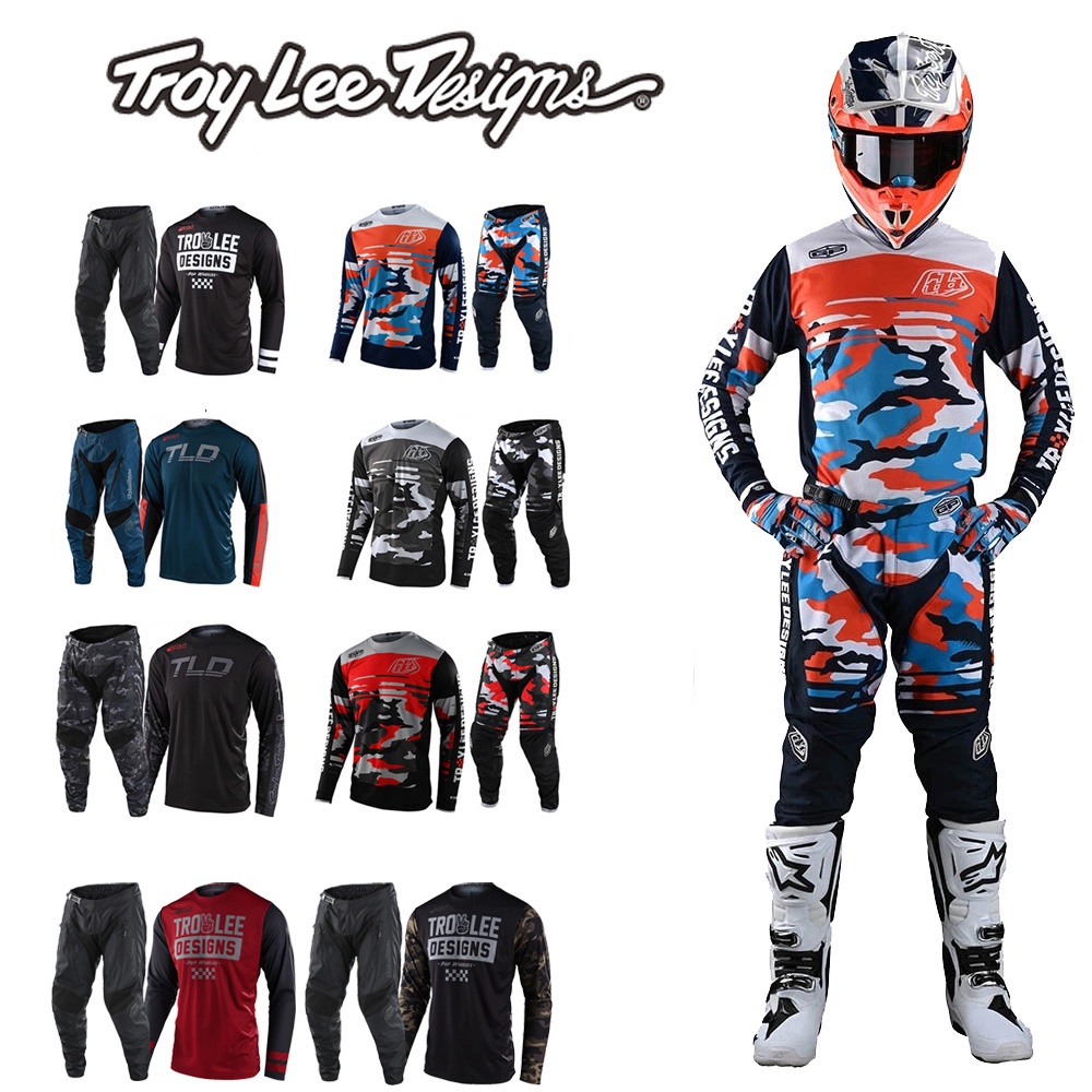2022 TLD Scout Off Road GP Recon Race Kit Camo Morocross MX Jersey and ...