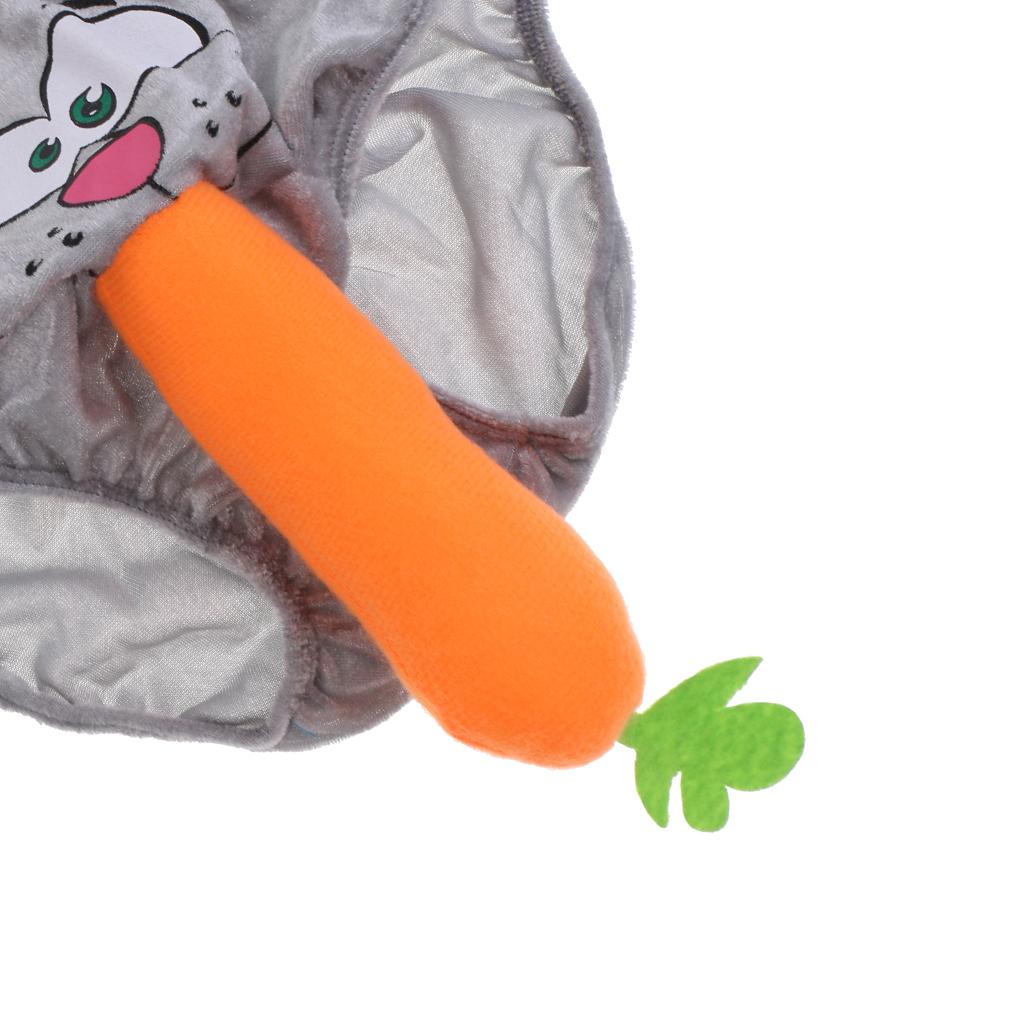 Rabbit Carrot Willy Mens Underpant Halloween Hen Party Underwear Joke Prop