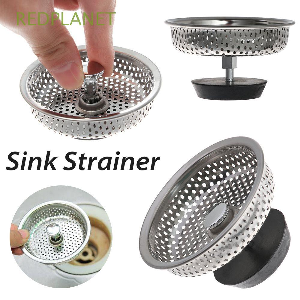 Kitchen And Bathroom Shower Filter Waste Stopper Sink Strainer Drain Cover 