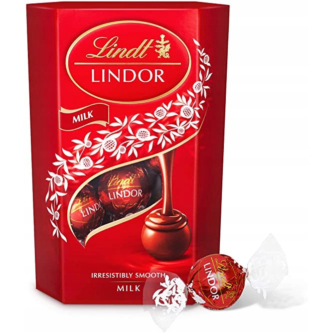 Pralinki Z Czekolady Mlecznej Lindt Lindor 200g Shopee Polska 9660