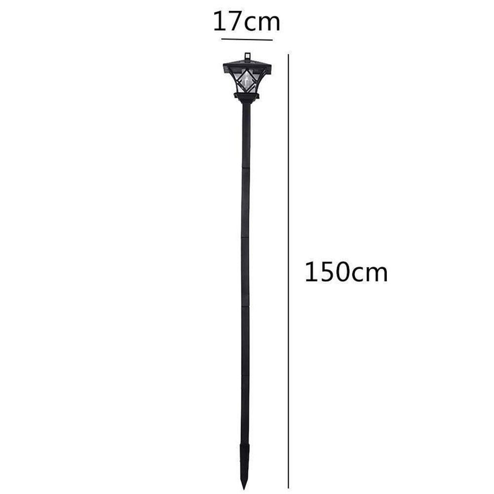1 5m 2 Use Solar Garden Light Dual, How Tall Is An Average Lamp Post