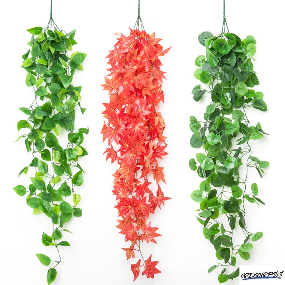 Artificial Hanging Plant Leaf Ivy Vine Foliage Wall Yard Wedding Decor