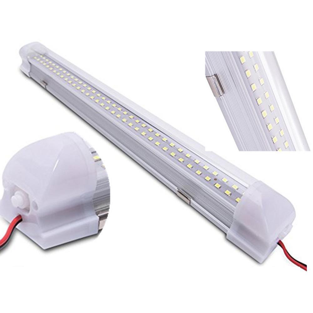 72 LED Car Interior Light Fluorescent Tube Light with ON OFF Switch 4.5W 