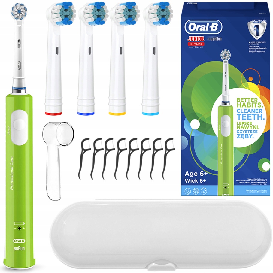 ORAL-B JUNIOR SZCZOTECZKA ELEKTRYCZNA DLA DZIECI + | Shopee Polska