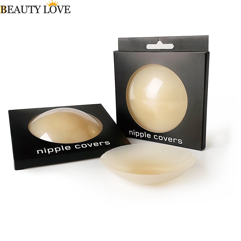 Nipple Covers Silicone Reusable Waterproof Adhesive Invisible Breast Sticker 