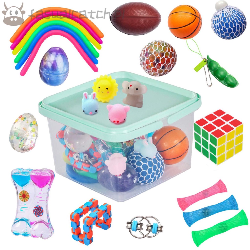 Zabawki Sensoryczne Dla 8 Latka Zabawki sensoryczne Fidget - zestaw 24-pak zestaw zabawek