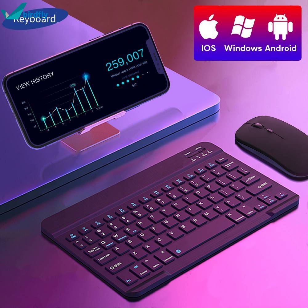 Universal Wireless Bluetooth Keyboard Apply iPad Tablet Cell Phone IOS
