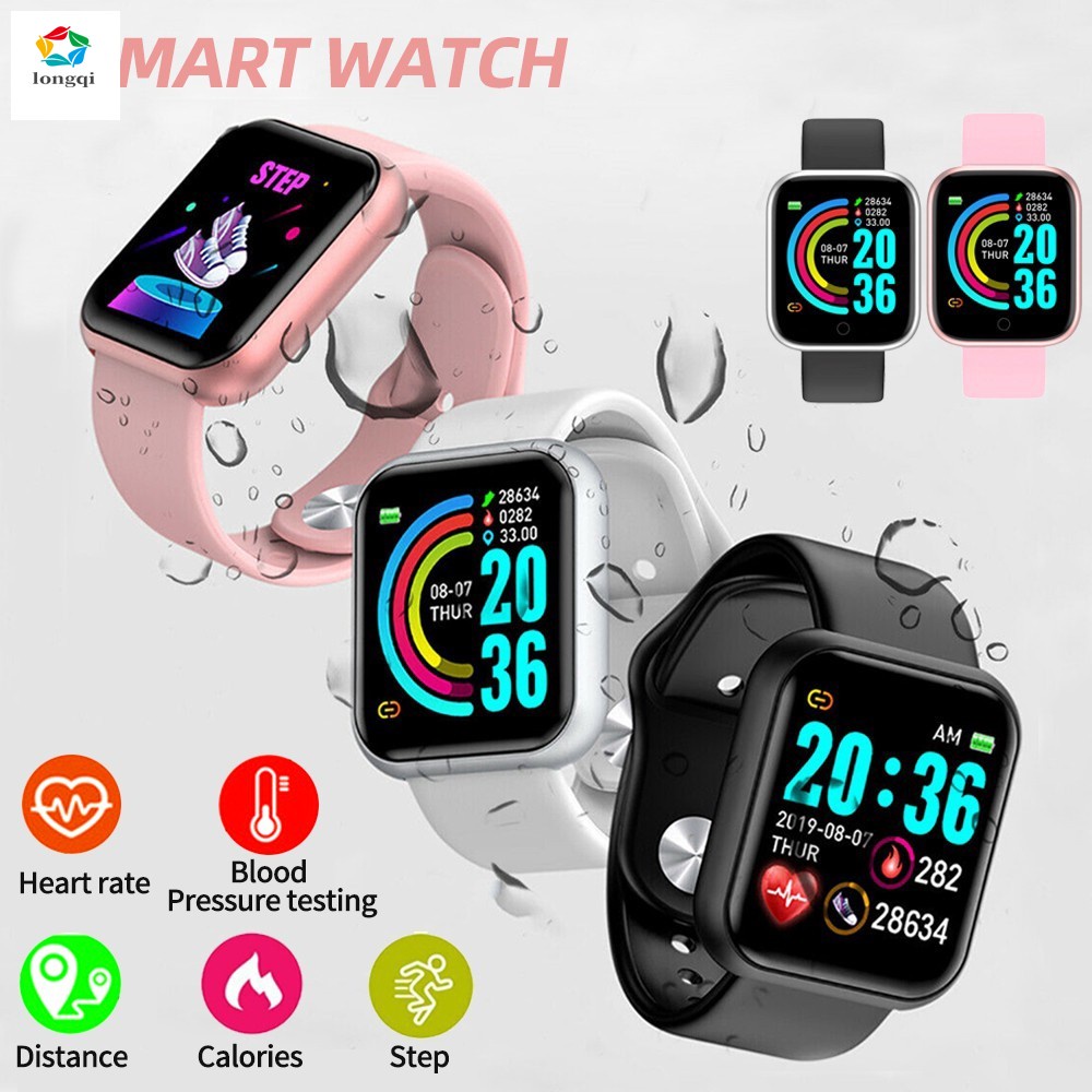 Y68 Smart Watch IP67 Wodoodporna inteligentna bransoletka Opaska na