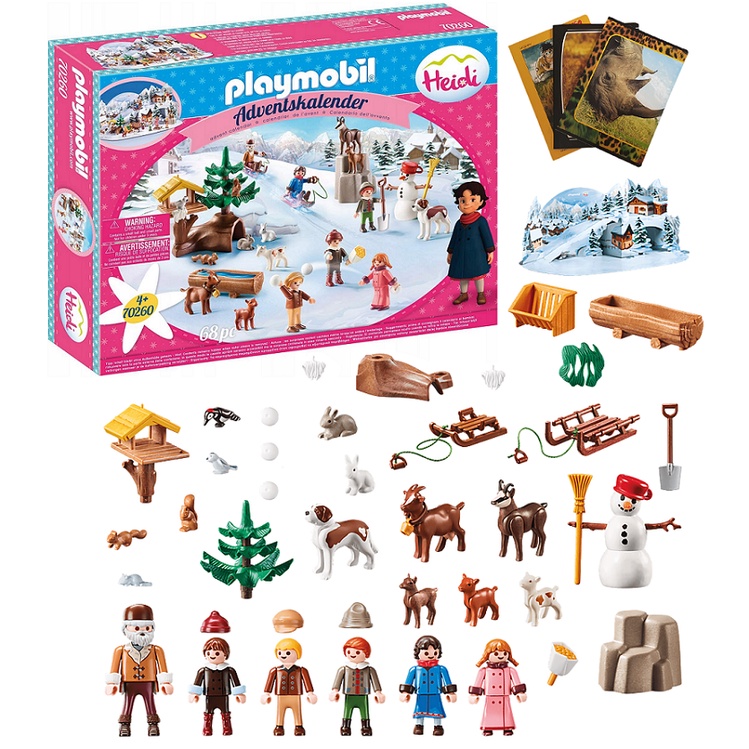 PLAYMOBIL 70260 KALENDARZ ADWENTOWY HEIDI KLOCKI + GRATIS ZESZYT