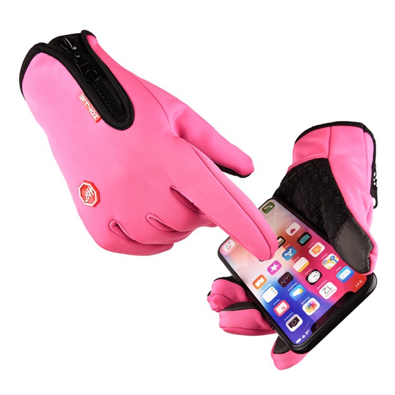 gloves with cell phone fingers