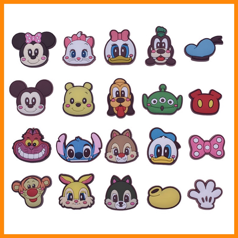 Dla Crocs Jibbitz Pins Kolorowe Dzieci Bajka DIY Buty Urok Przycisk