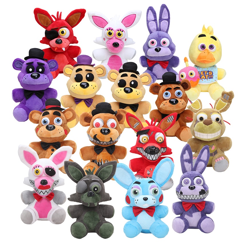 Five Nights At Freddy FNAF Security Breach Lot De Peluches – Glamrock ...