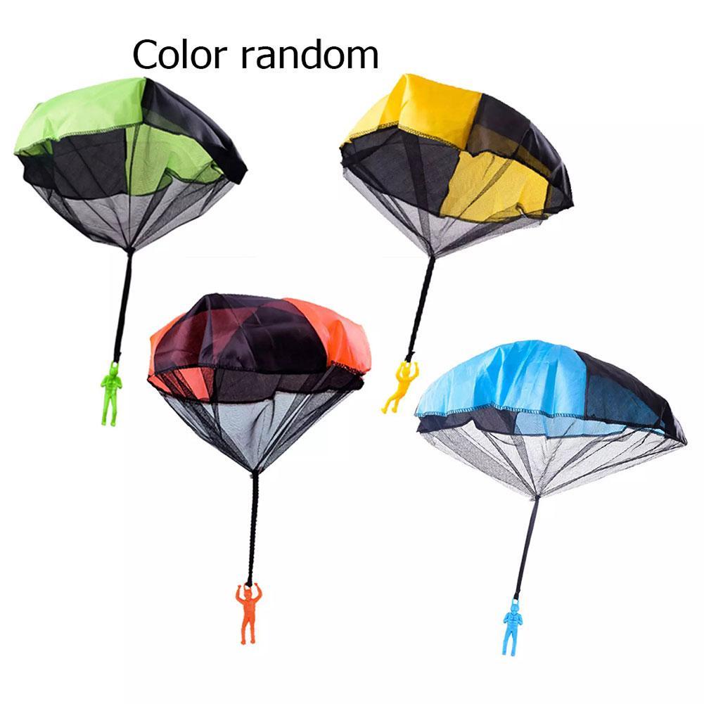 Hand Throwing Parachute Airborne Soldiers Children Kindergarten Y2L7