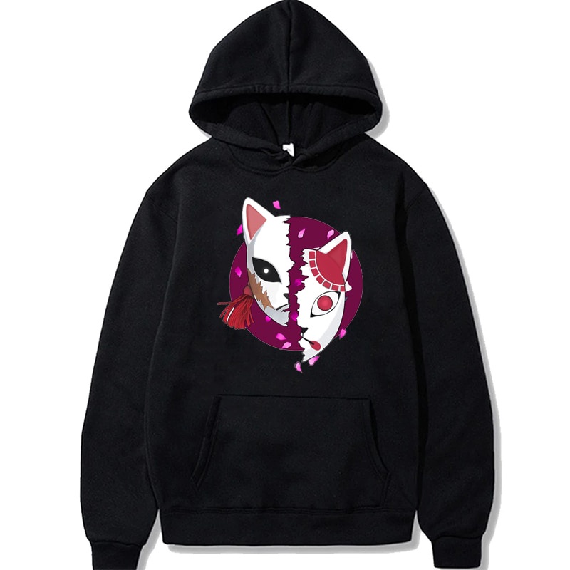Anime Demon Slayer Bluza M ska Bluzy Z Kapturem Harajuku Demon Slayer 