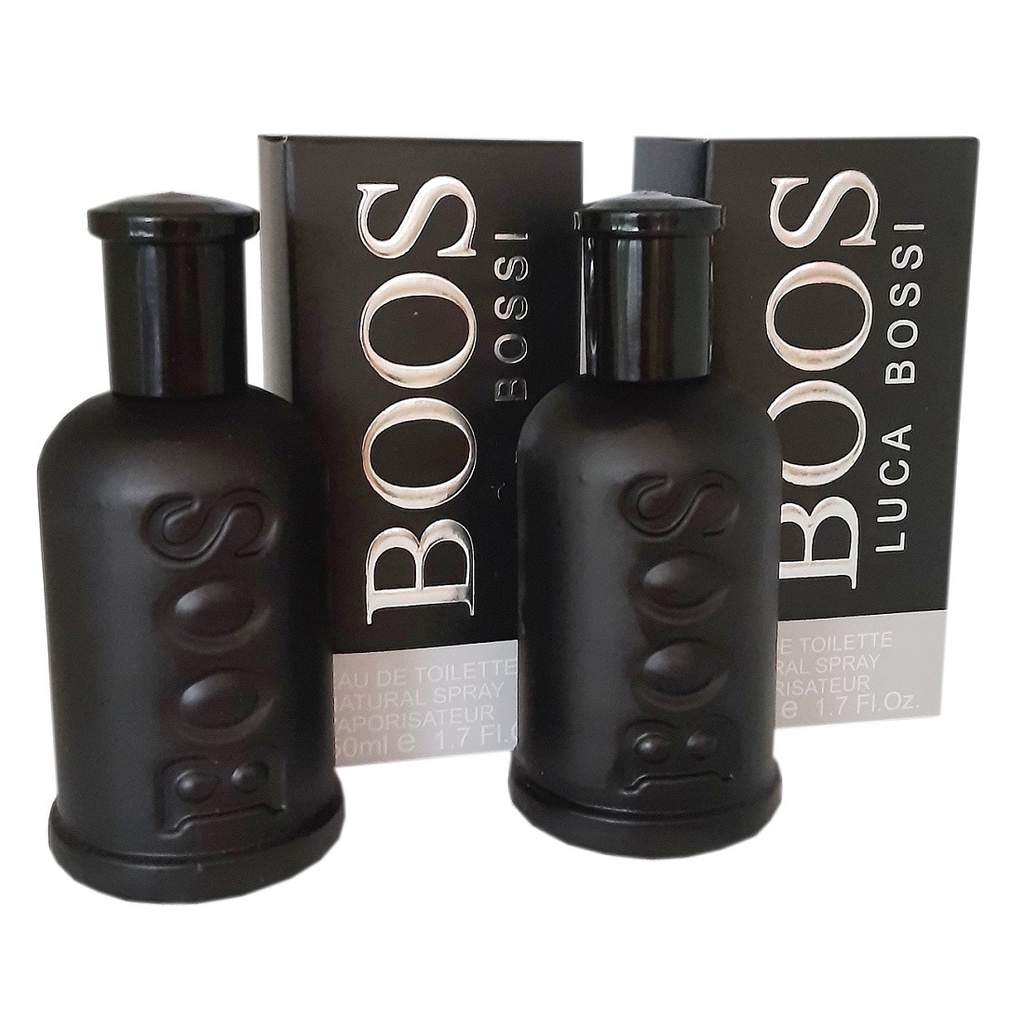 BOOS CZARNY - INSPIROWANE PERFUMY MĘSKIE 100ml (2x50ml) | Shopee Polska