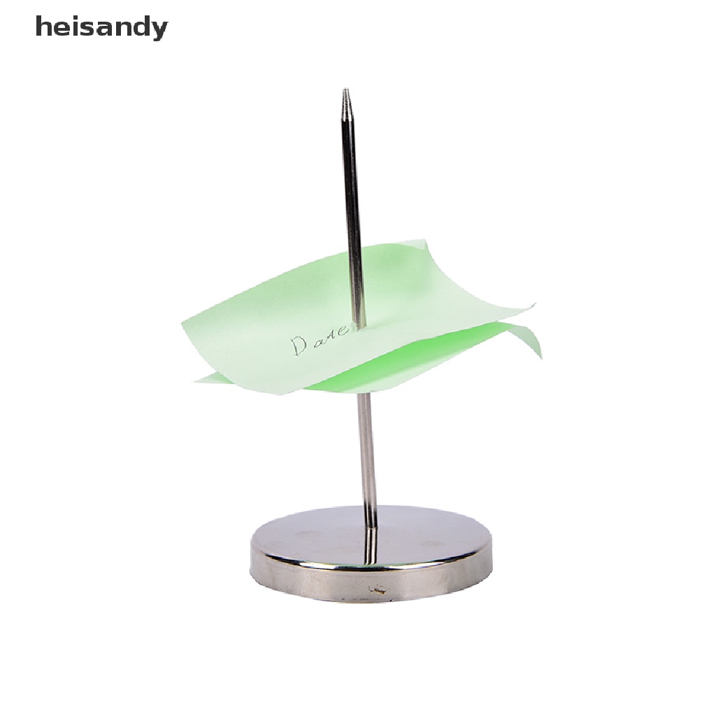 Safe Memo Holder Spike Stick for Bill Receipt Note Paper Order Office Desk B_R 