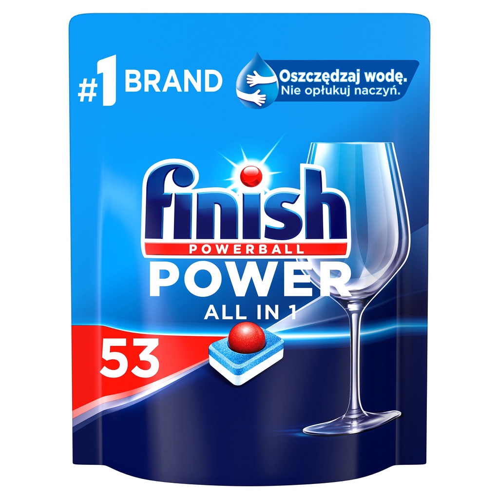 FINISH TABS 53 POWER ALL IN ONE TABLETKI DO ZMYWARKI Shopee Polska