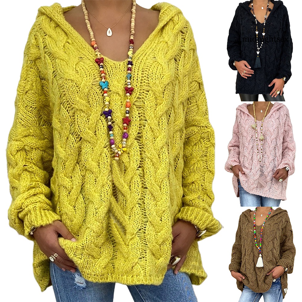 Moda Swetry Swetry z kapturem emma & gaia Sweter z kapturem Wz\u00f3r w paski W stylu casual 