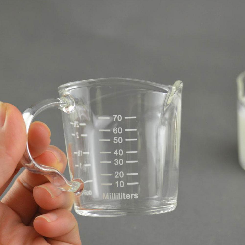 70ml Home Kitchen Heat Resistant Double Spout Glass Measuring Coffee Cup M9g3 O9o1 Shopee Polska