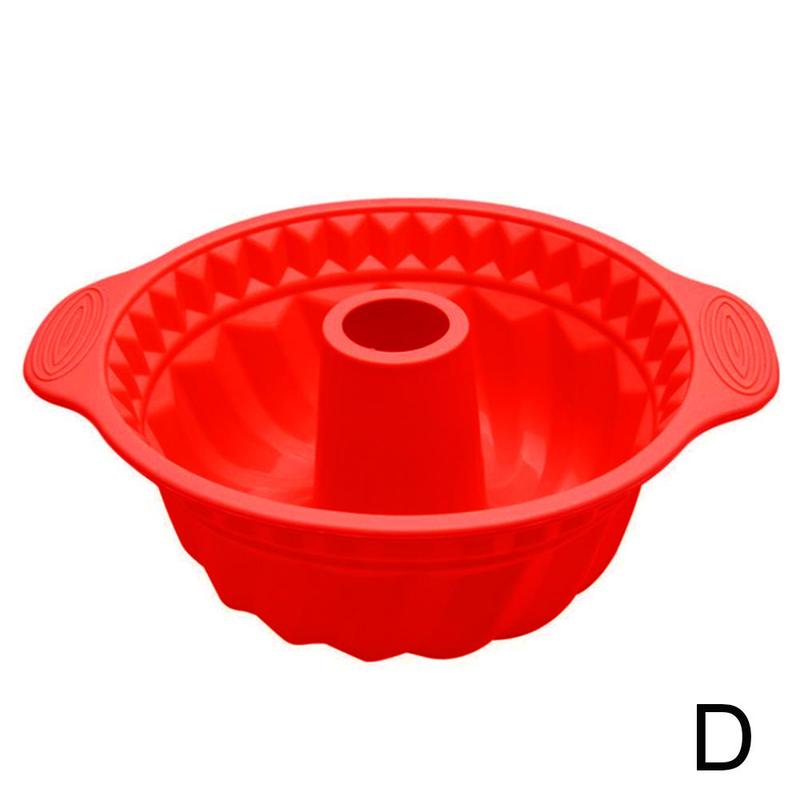 4/6" Silicone Round Bread Mold Cake Pan Muffin Mould Bakeware Baking Tray Tool 