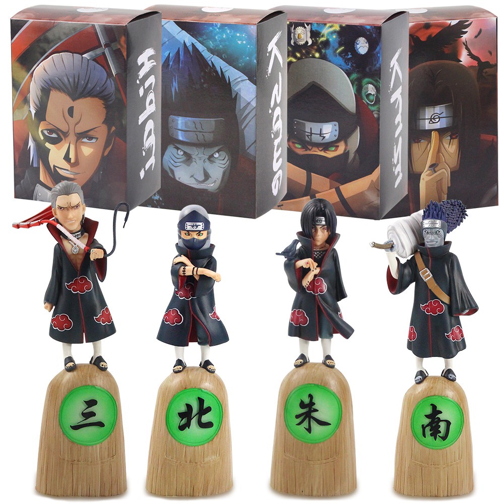 Anime Naruto Uchiha Itachi Kakuzu Hidan Hoshigaki Kisame Model Z Pvc