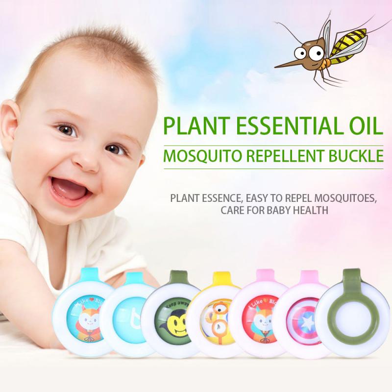 Safe Baby Anti Mosquito Repellent Buckle Natural Fragrant Bugs Flies