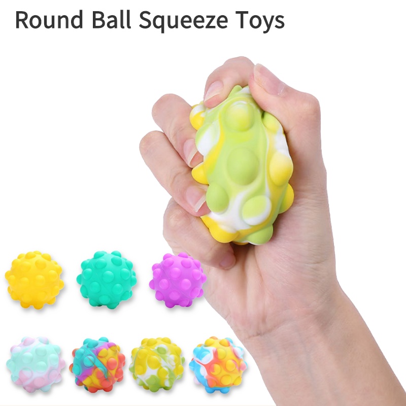 Kula dekompresyjna Stres Rebound Bubble Squeeze Beads Zabawka Pop it