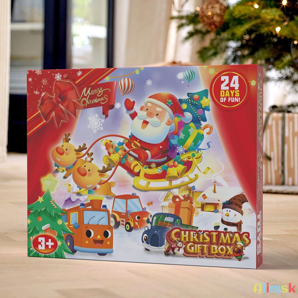 正規品 Christmas 24 Days Countdown Calendar Toys Surprises Blind Box fcds