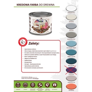 Farba Kredowa Do Mebli Drewna Ml Colorit Kolor Alabastrowy